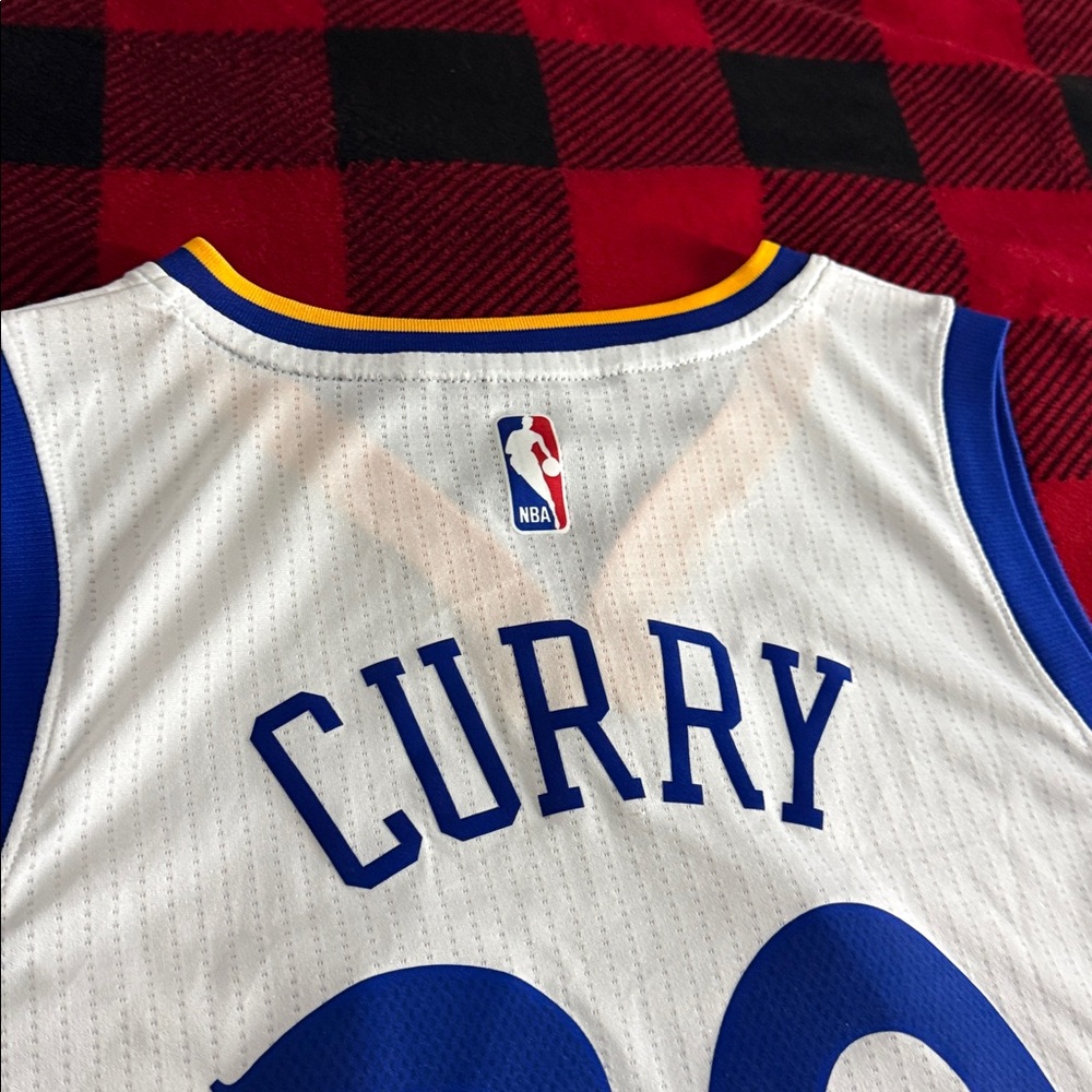 Golden State Warriors #30 Steph Curry 2016 Vintage NBA Adidas Swingman Jersey - Picture 9 of 9